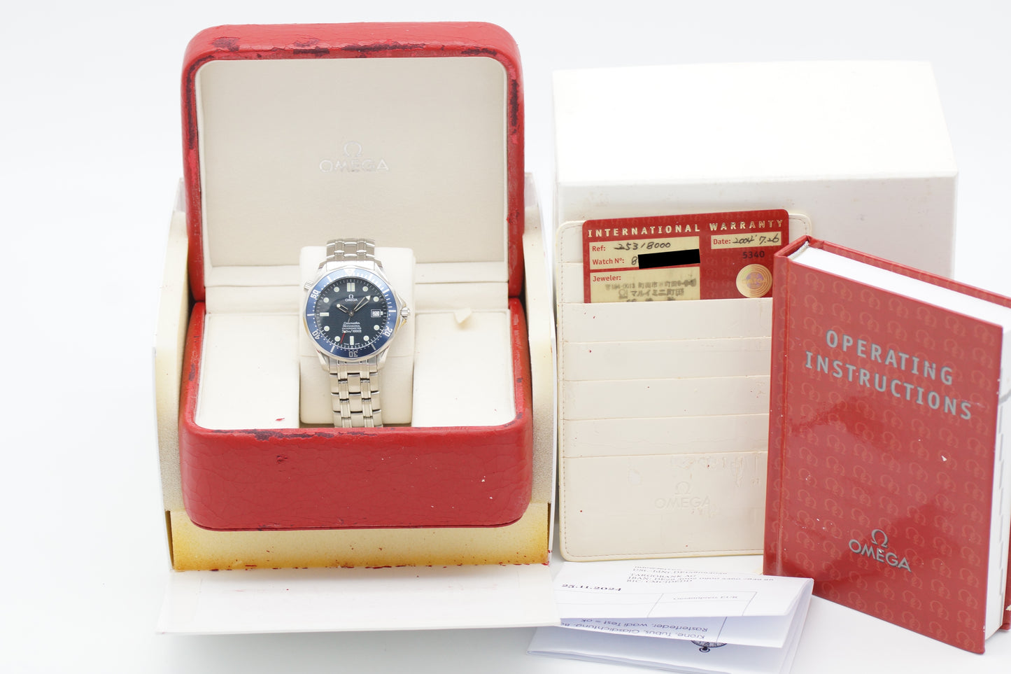 Omega Seamaster Diver 300M 2531.80 Full-Set 2004