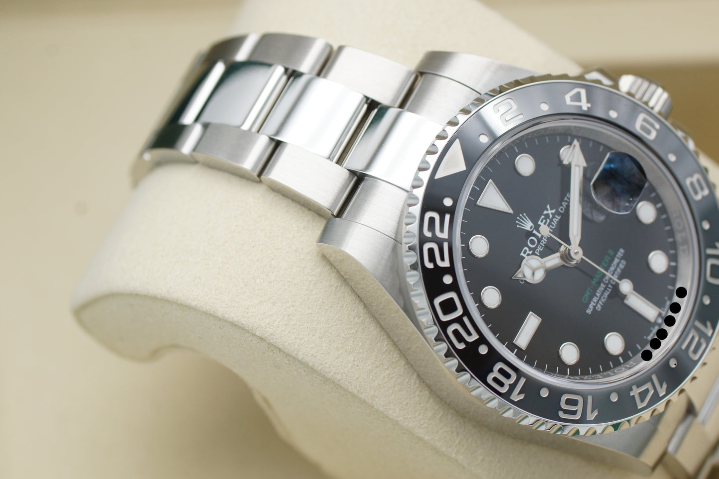Rolex GMT-Master II 126710GRNR 'Bruce Wayne' Full-Set 2025 NEU