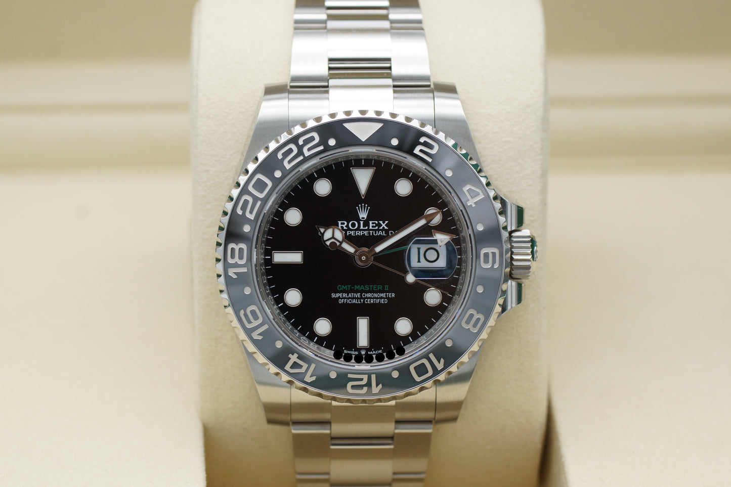 Rolex GMT-Master II 126710GRNR 'Bruce Wayne' Full-Set 2025 NEU