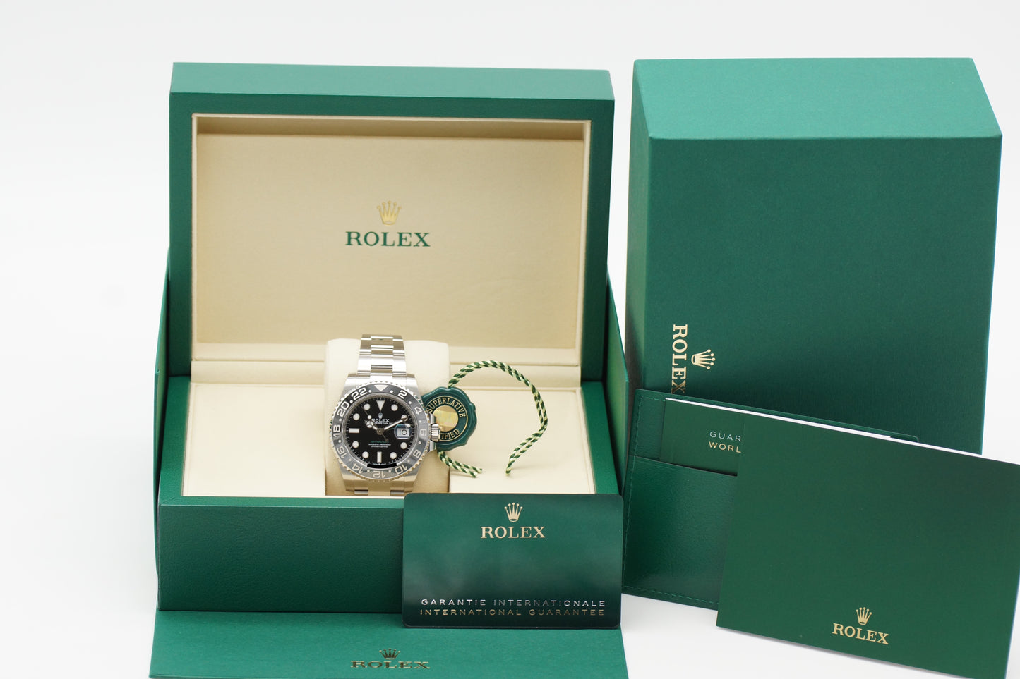 Rolex GMT-Master II 126710GRNR 'Bruce Wayne' Full-Set 2025 NEU