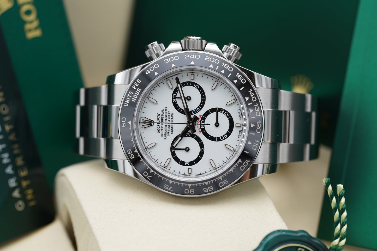Rolex Cosmograph Daytona 126500 Weiß Panda Full-Set 05/2026