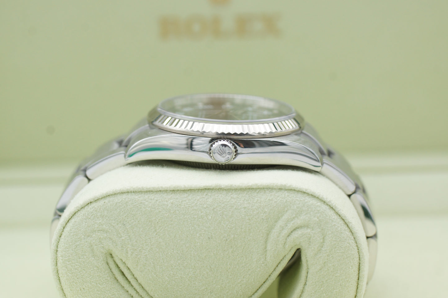 Rolex Air-King 34 Schwarz 114234 Full-Set 2012 LC100