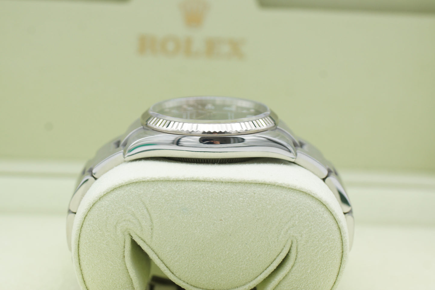 Rolex Air-King 34 Schwarz 114234 Full-Set 2012 LC100