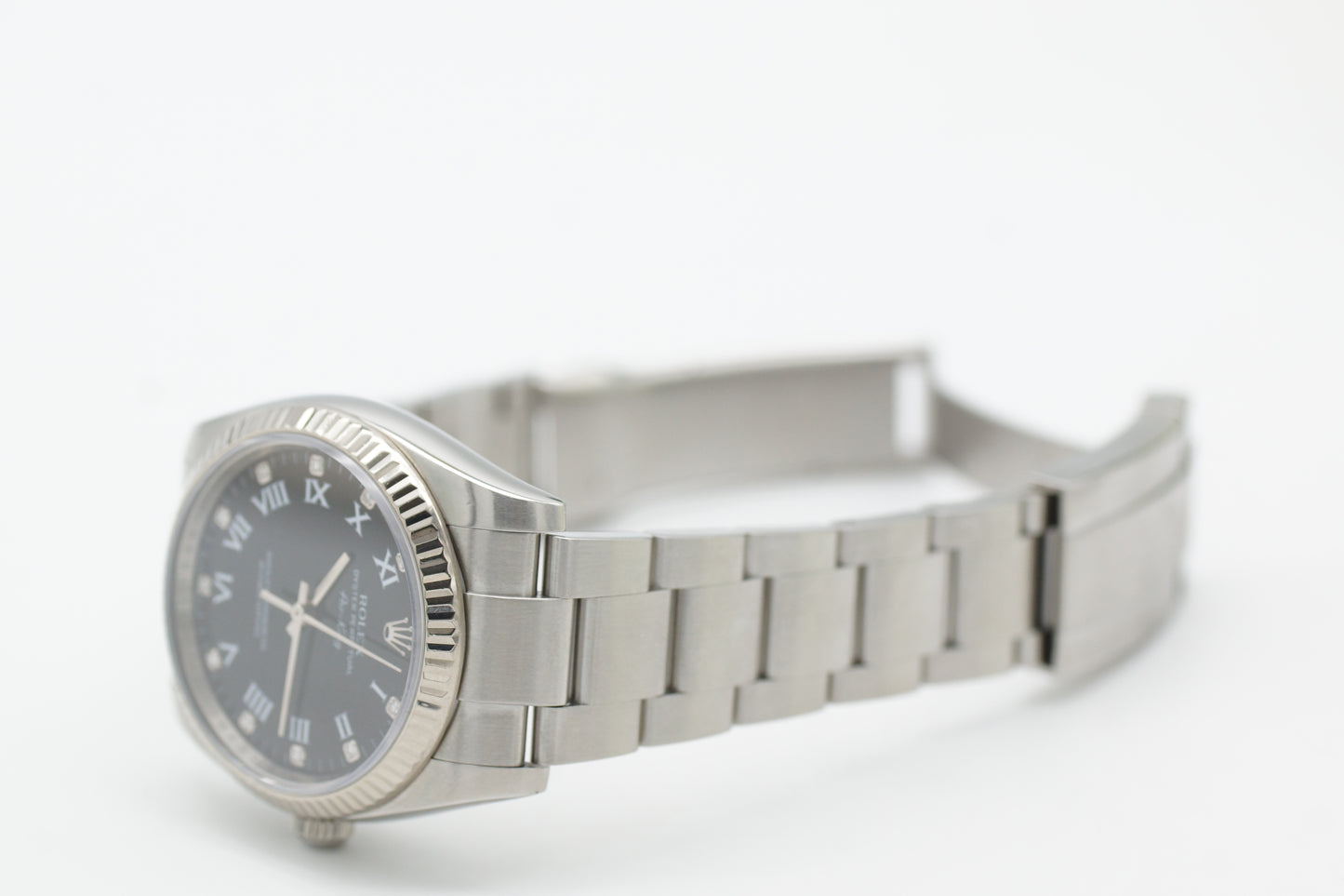 Rolex Air-King 34 Schwarz 114234 Full-Set 2012 LC100