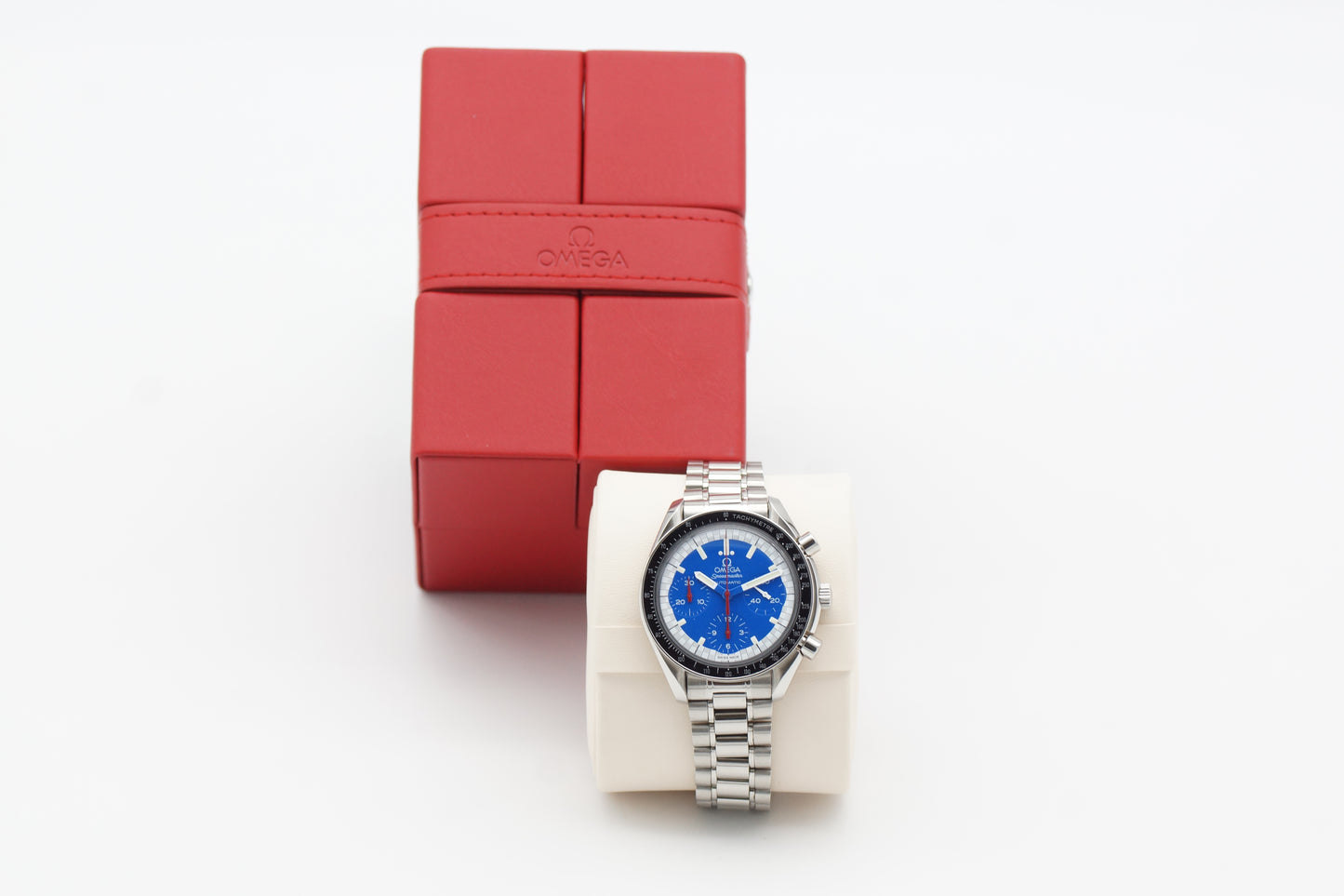 Omega Speedmaster Michael Schumacher 3510.81 Blau Box 1998