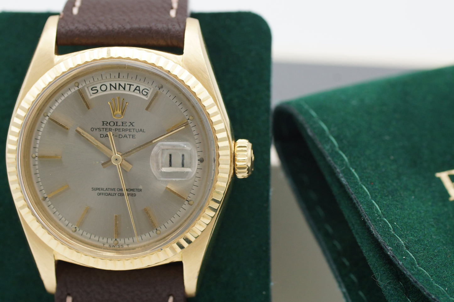 Rolex Day-Date 36 1803 Grau 18K Gelbgold 1966
