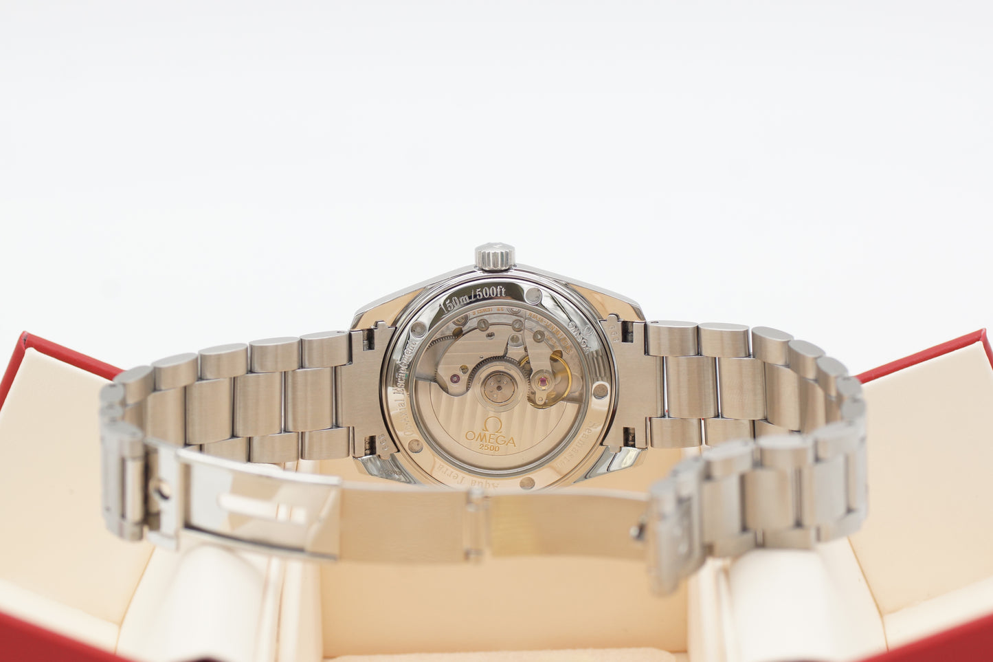 Omega Seamaster Aqua Terra Co-Axial 2504.30 Silber Box 2004