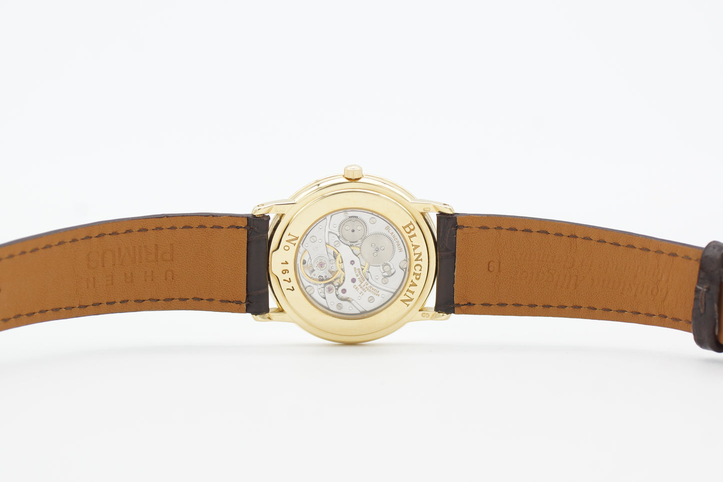 Blancpain Villeret Ultraflach 0021-1418-55 Gelbgold