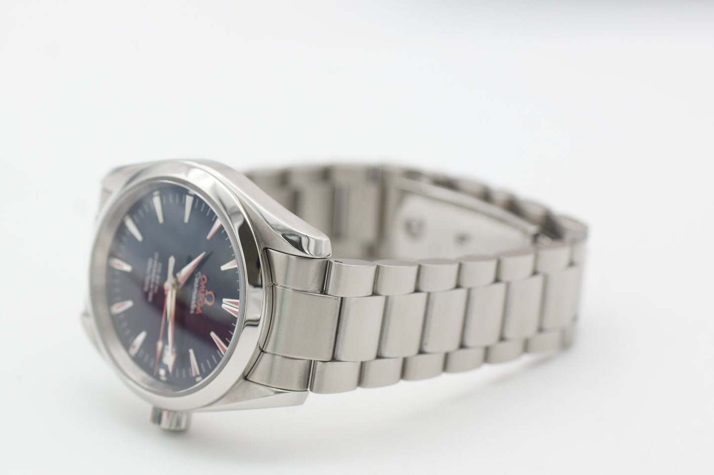 Omega Seamaster Aqua Terra Co-Axial 2504.80 Blau 36mm Full-Set 2008