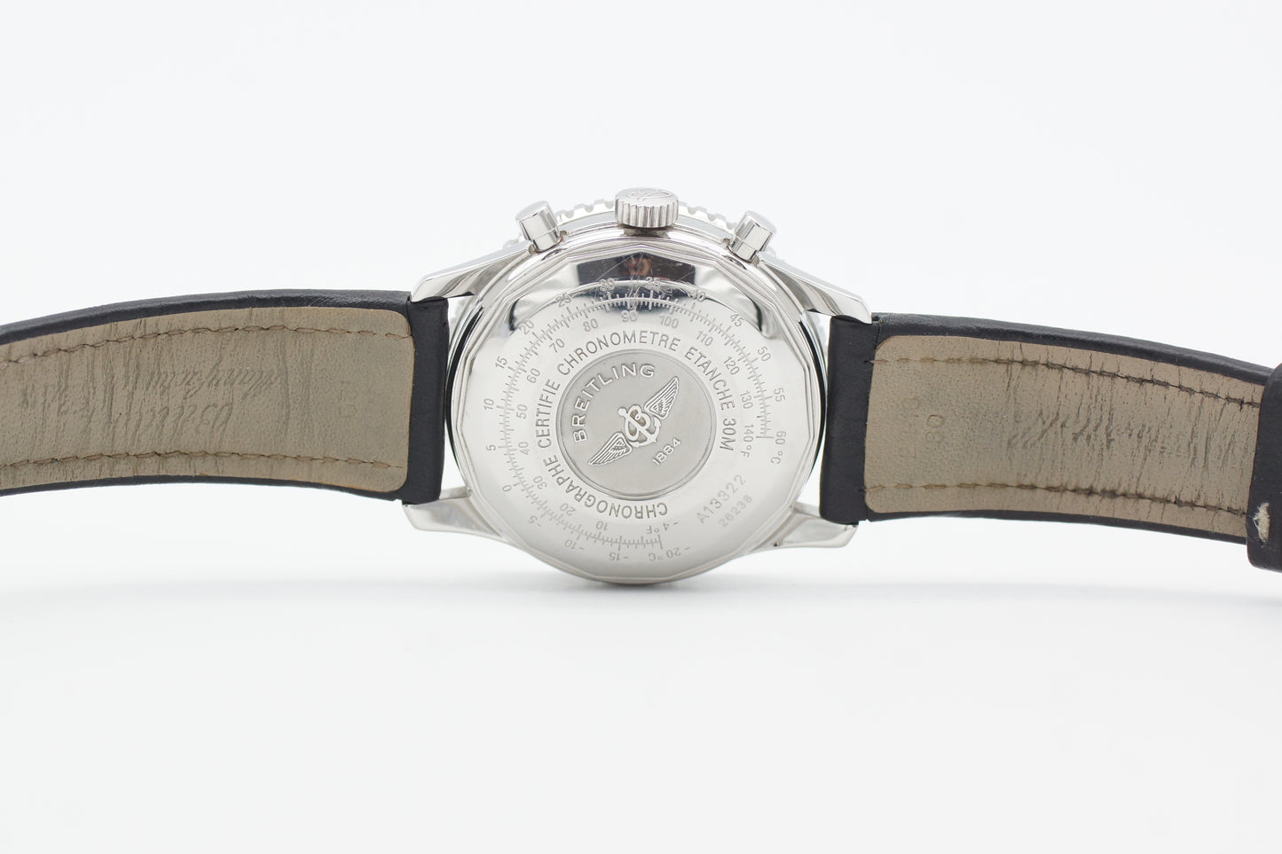 Breitling Old Navitimer A13322 Stahl 41mm Schwarz Box