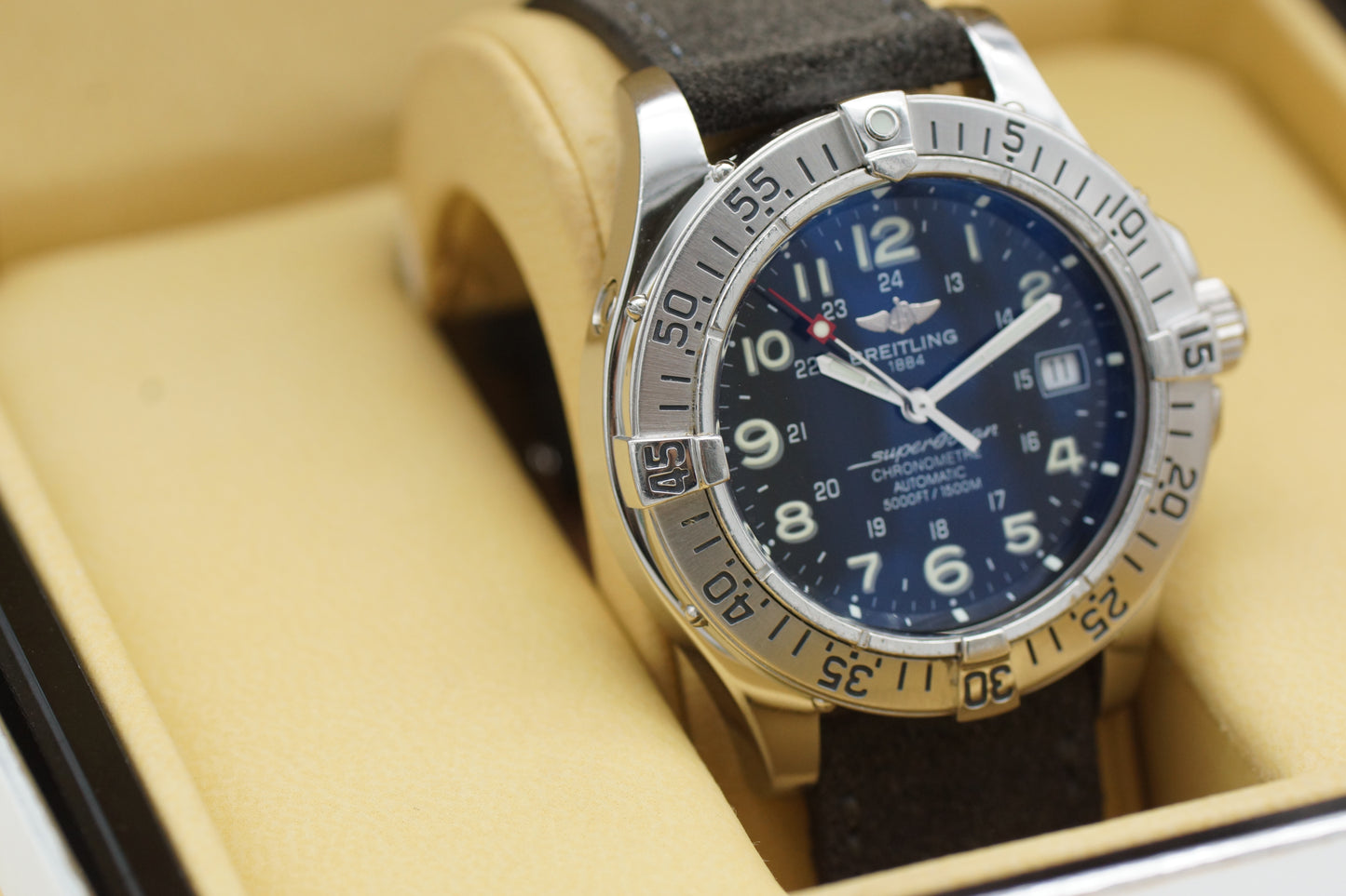 Breitling Superocean 42 Schwarz A17360 Full-Set 2006