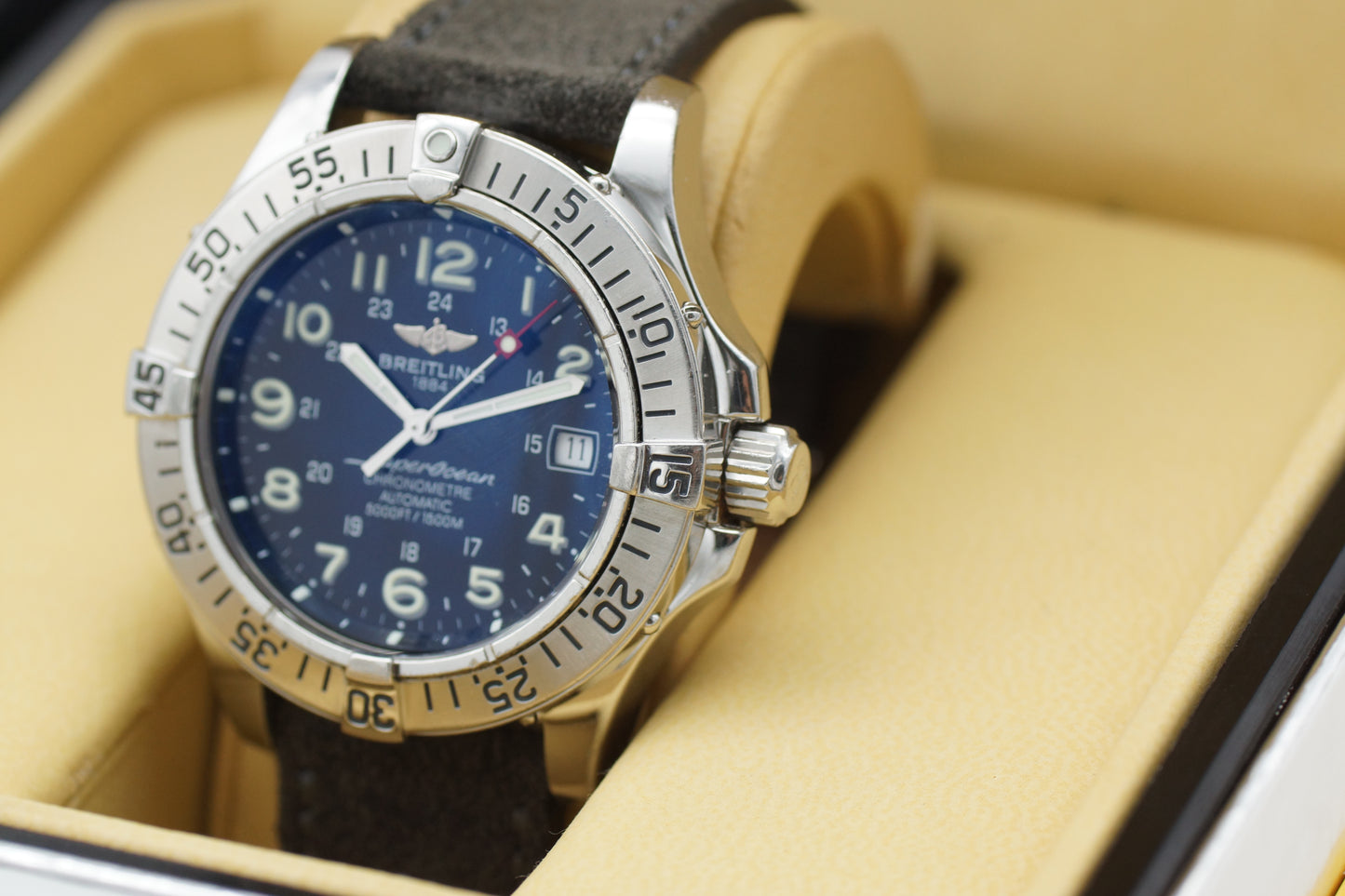 Breitling Superocean 42 Schwarz A17360 Full-Set 2006