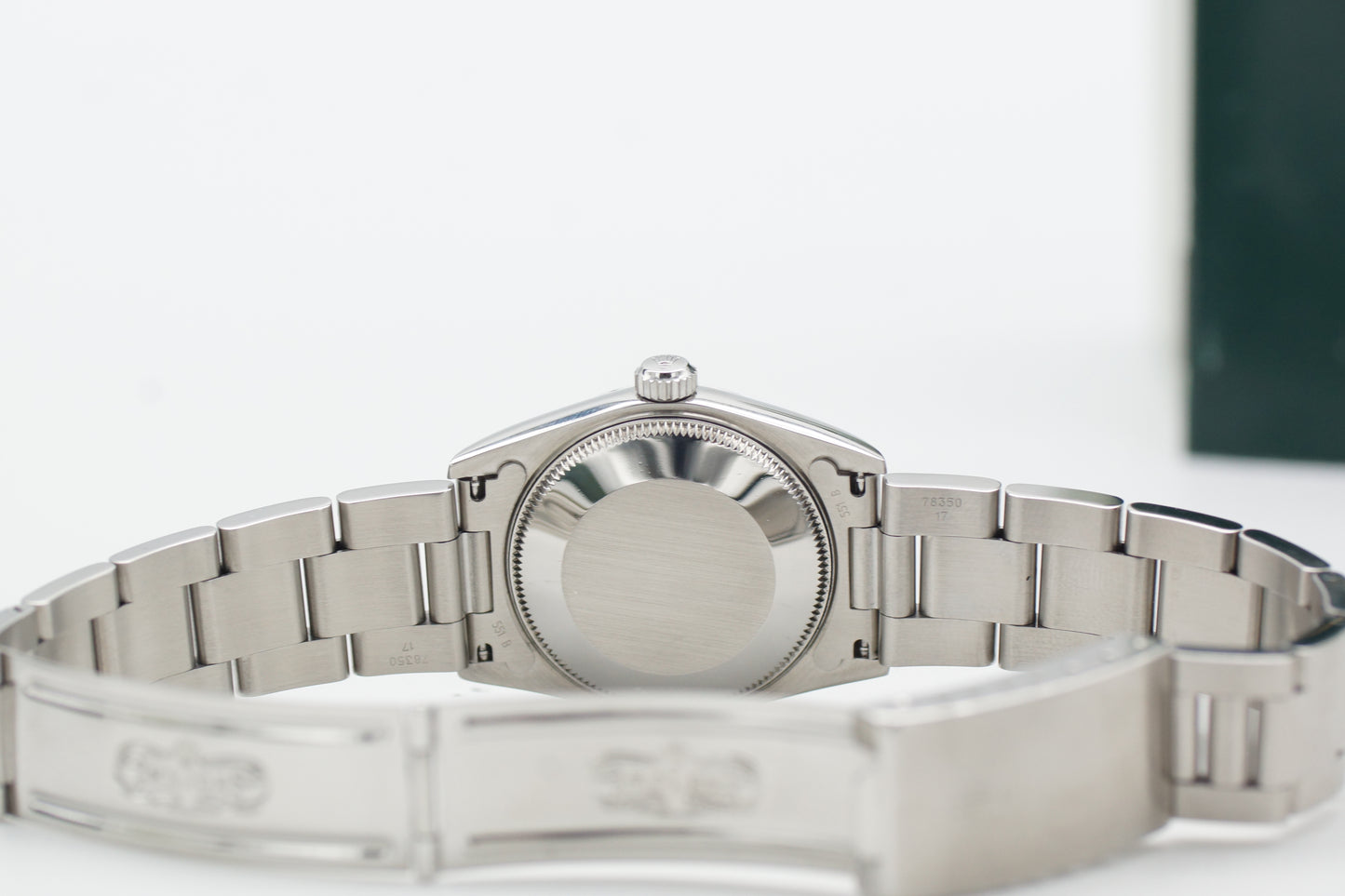 Rolex Oyster Perpetual 31 Schwarz 77080 2001 Full-Set