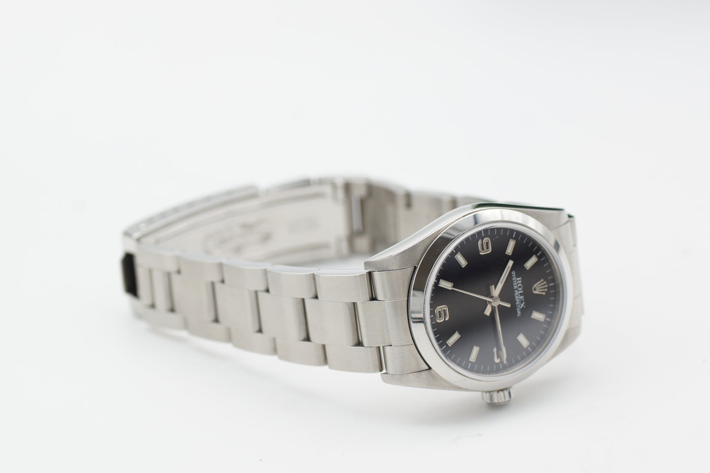 Rolex Oyster Perpetual 31 Schwarz 77080 2001 Full-Set