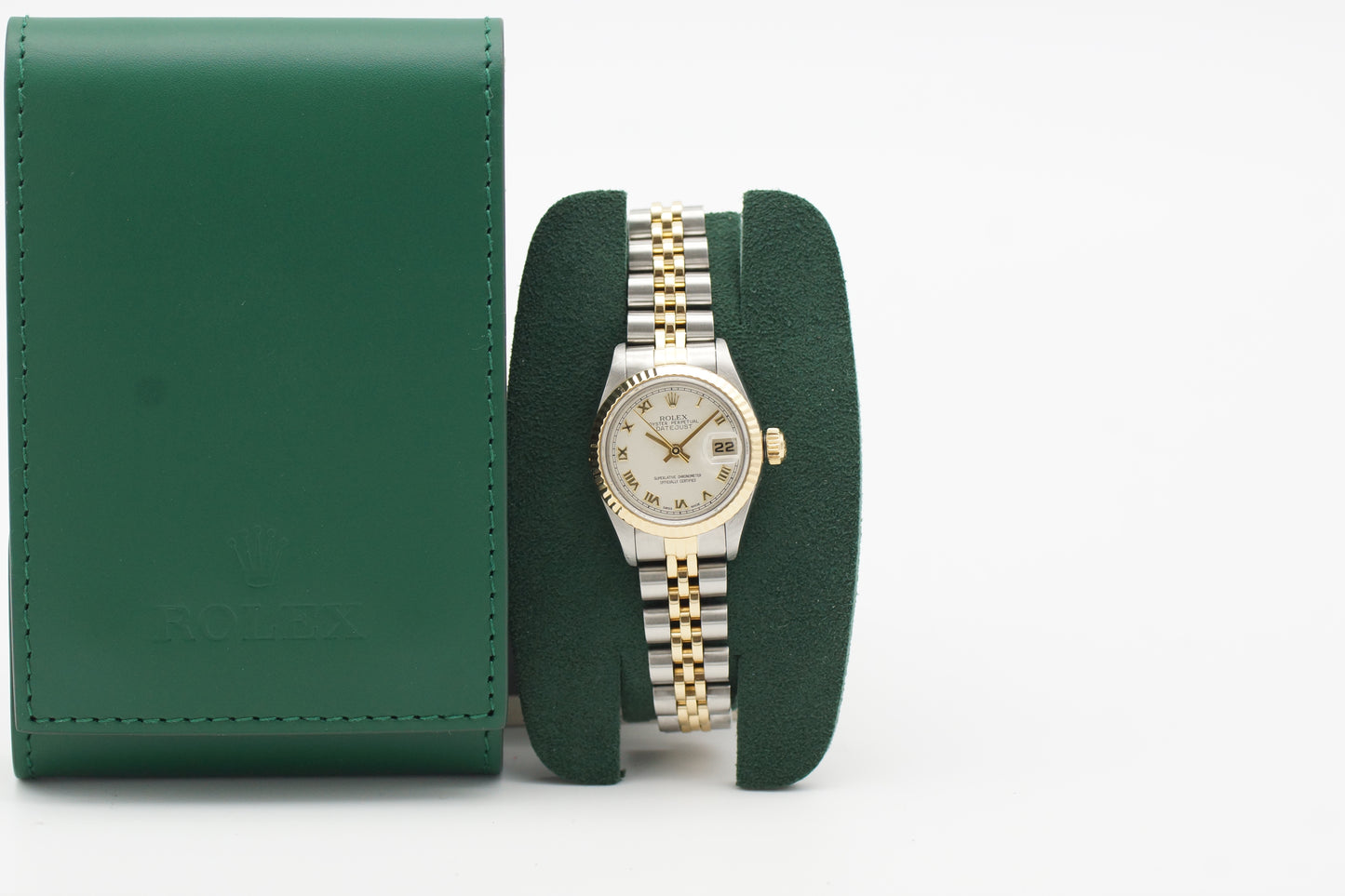 Rolex Lady-Datejust 26 Bicolor 69173 Pyramid 1984