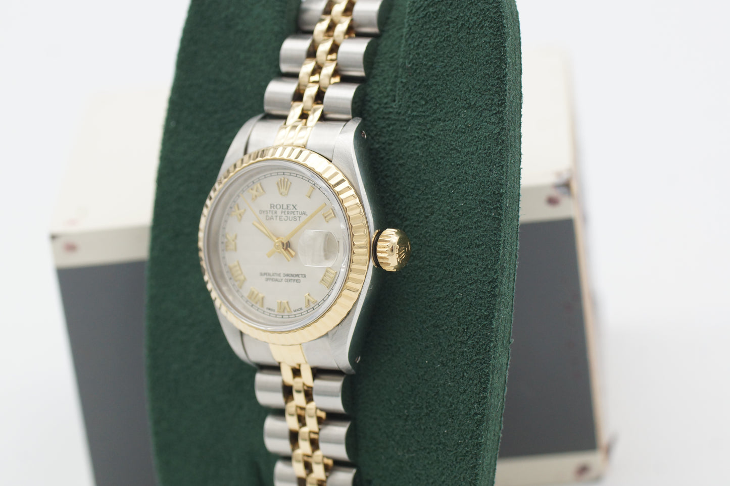 Rolex Lady-Datejust 26 Bicolor 69173 Pyramid 1984