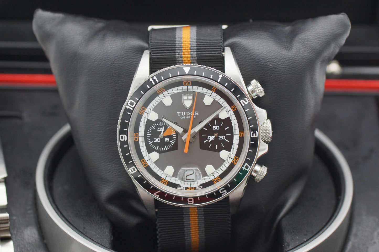 Tudor Heritage Chronograph 70330N Grau 42mm Full-Set 2011