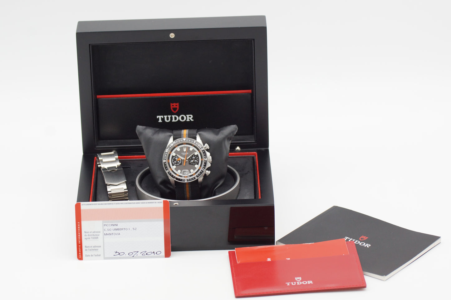 Tudor Heritage Chronograph 70330N Grau 42mm Full-Set 2011
