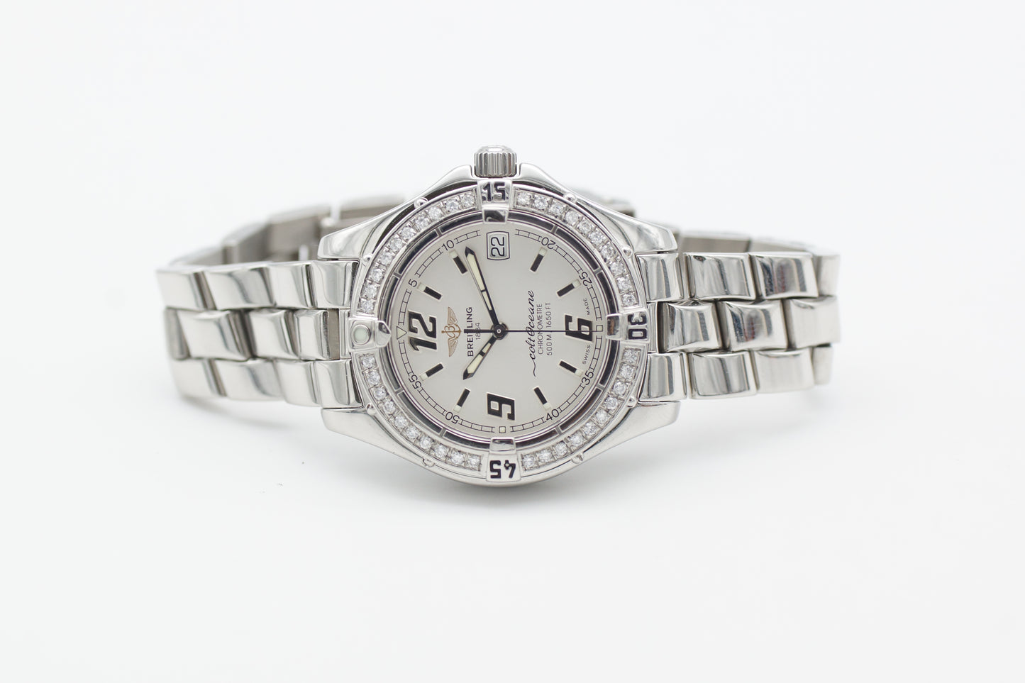 Breitling Colt Oceane A77350 Diamantlünette 33mm