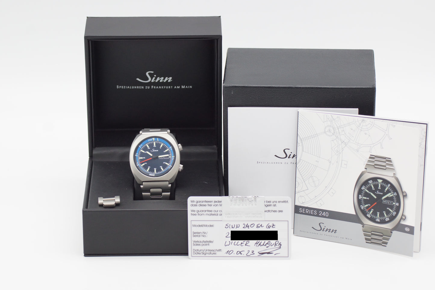 Sinn 240 STGZ 240.011 43 mm Full-Set 2023
