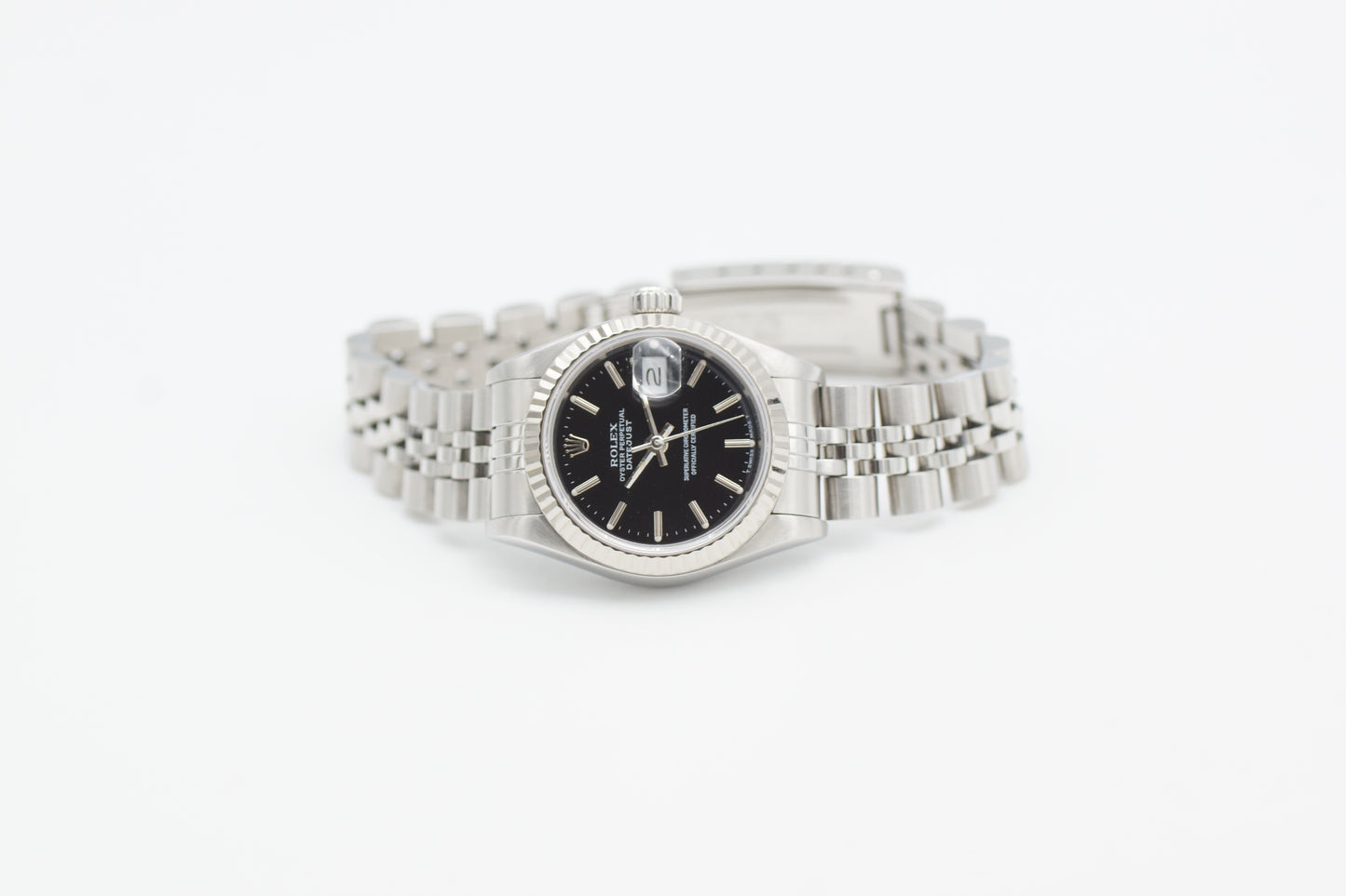 Rolex Lady-Datejust 26 Jubileeband 69174 Schwarz