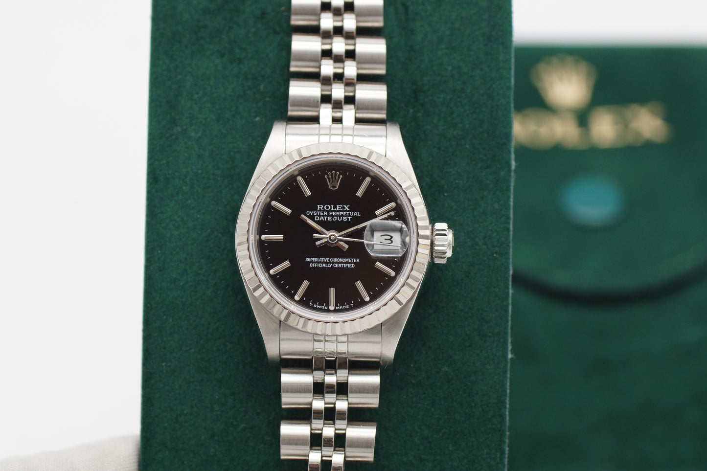 Rolex Lady-Datejust 26 Jubileeband 69174 Schwarz
