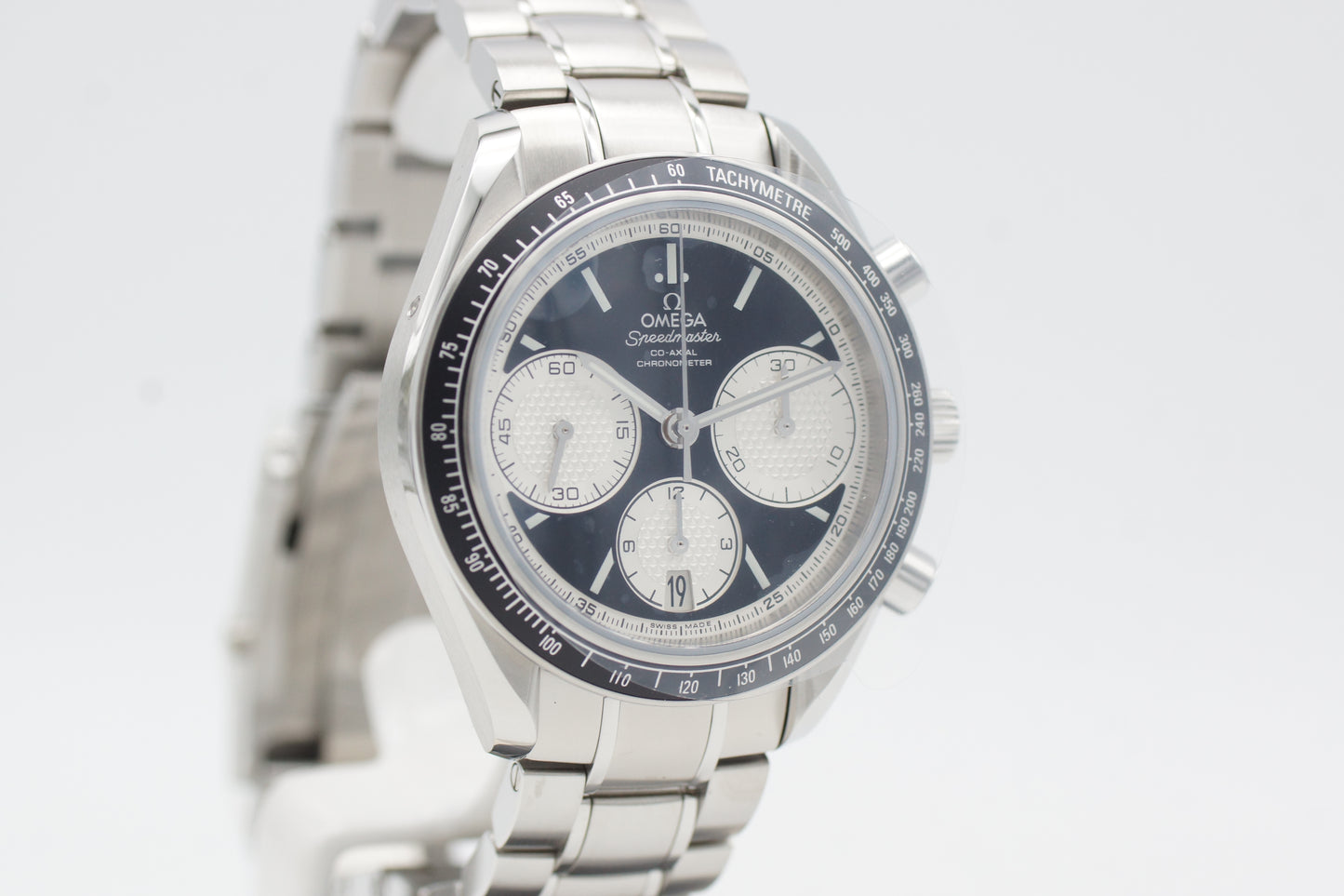 Omega Speedmaster Racing 326.30.40.50.01.002 Panda Full-Set 02/2025 NEU