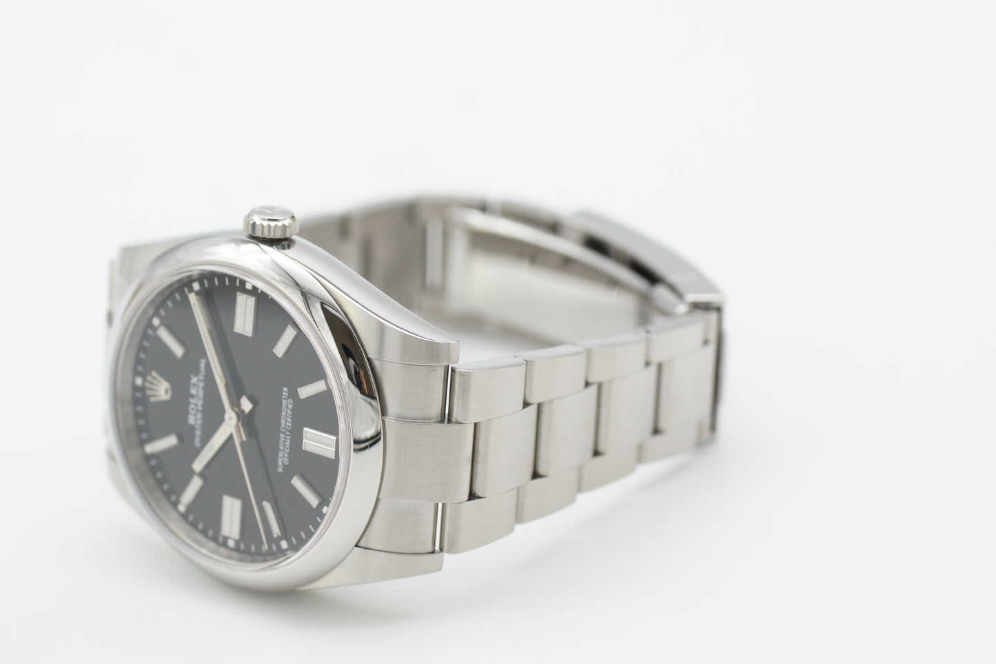 Rolex Oyster Perpetual 41 124300 Schwarz Full-Set 2021