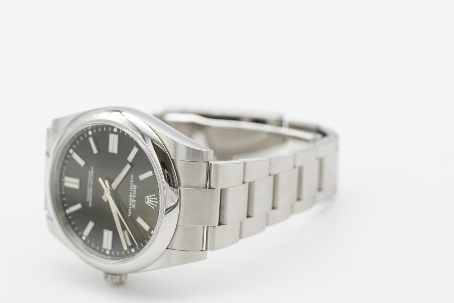 Rolex Oyster Perpetual 41 124300 Schwarz Full-Set 2021