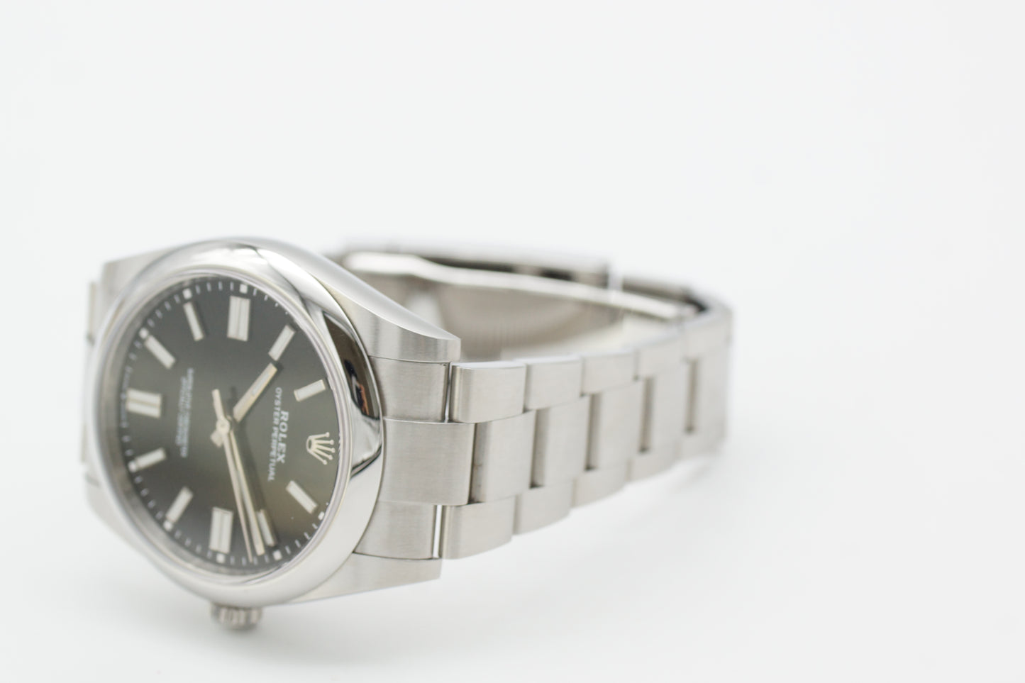 Rolex Oyster Perpetual 41 124300 Schwarz Full-Set 2021