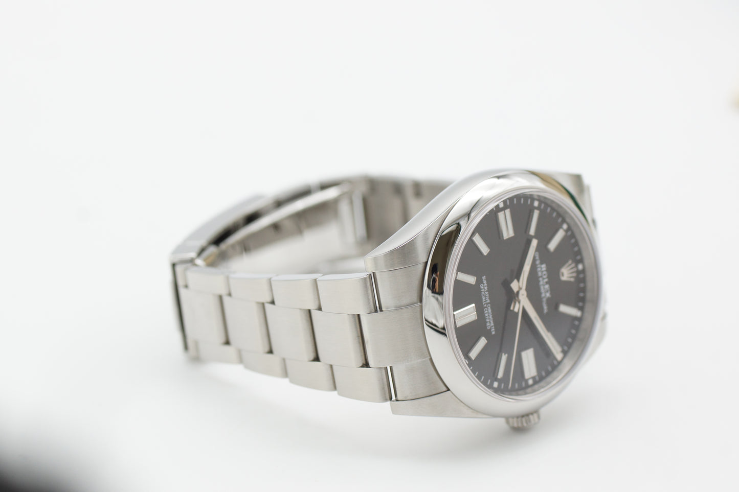 Rolex Oyster Perpetual 41 124300 Schwarz Full-Set 2021