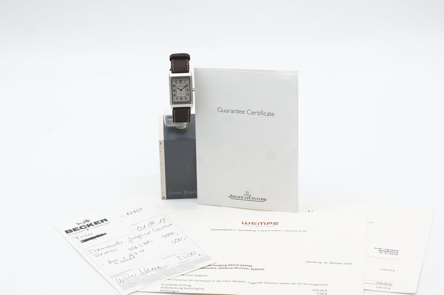 Jaeger-LeCoultre Reverso Classique 252.8.86 Papiere 2014