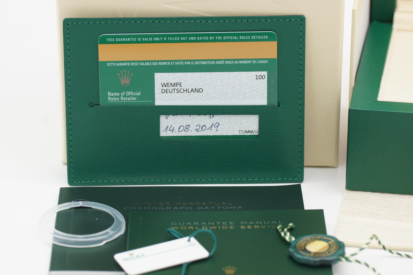 Rolex Daytona 116500LN Weiß Full-Set 2019 LC100 NOS/NEU