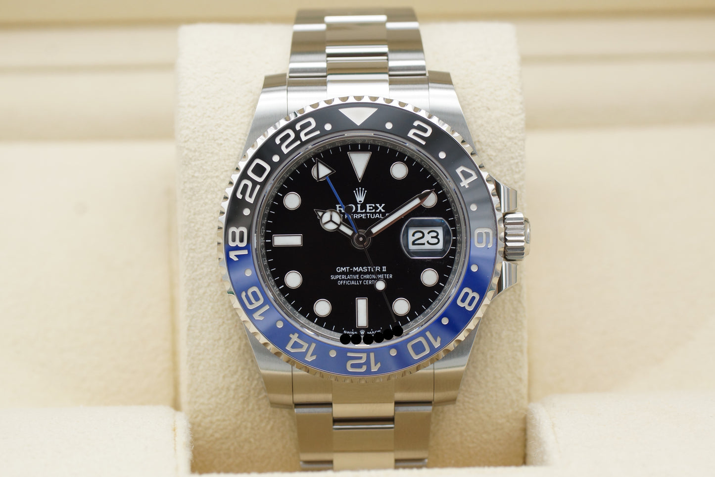 Rolex GMT-Master II Batman 126710BLNR Full-Set 06/2025