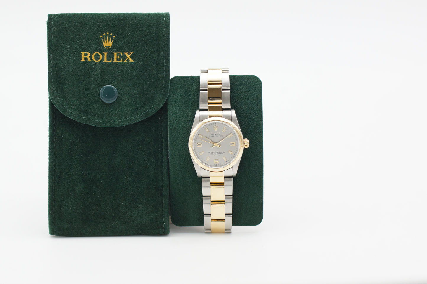 Rolex Oyster Perpetual 31 Bicolor 77483 Grau 2001