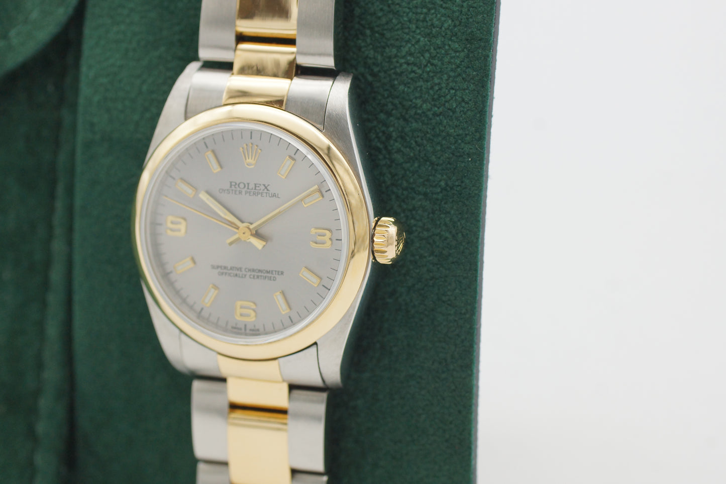 Rolex Oyster Perpetual 31 Bicolor 77483 Grau 2001
