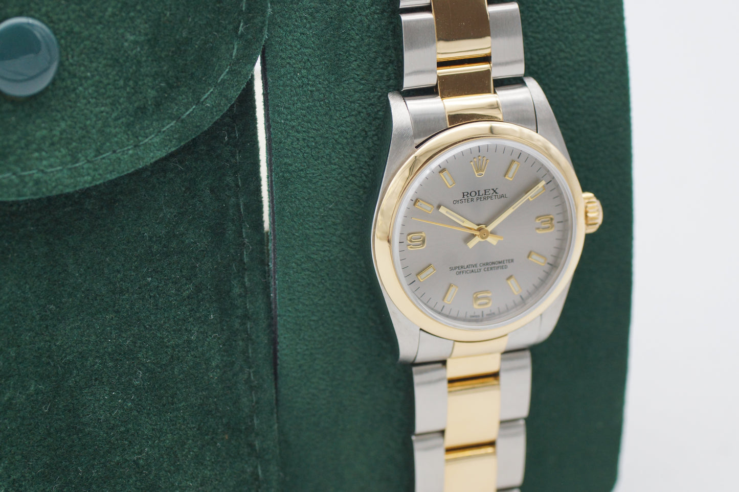 Rolex Oyster Perpetual 31 Bicolor 77483 Grau 2001