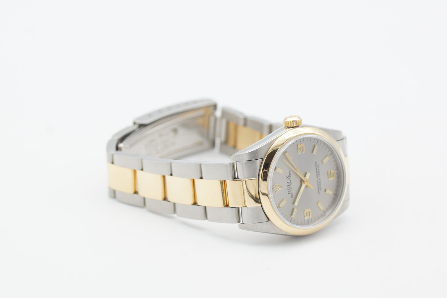 Rolex Oyster Perpetual 31 Bicolor 77483 Grau 2001