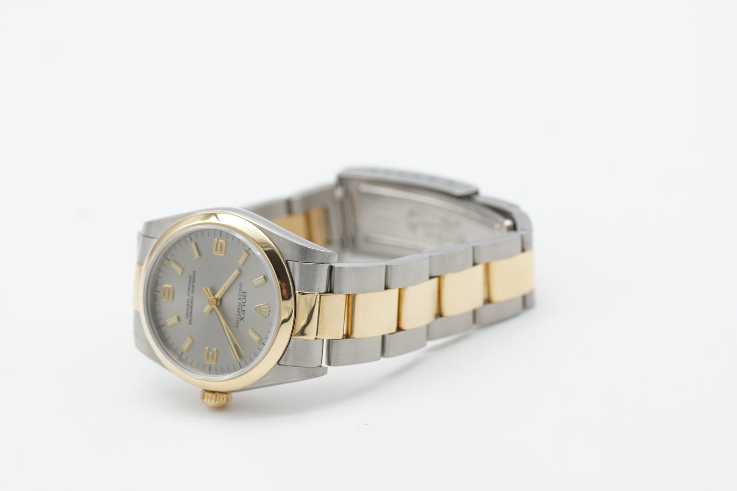 Rolex Oyster Perpetual 31 Bicolor 77483 Grau 2001