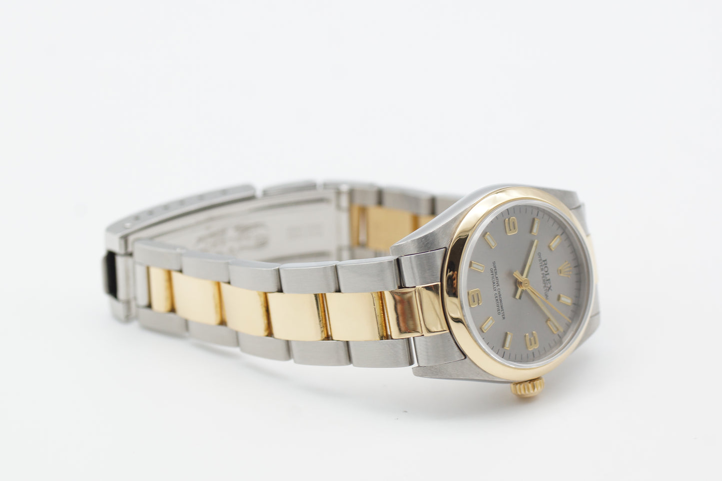 Rolex Oyster Perpetual 31 Bicolor 77483 Grau 2001