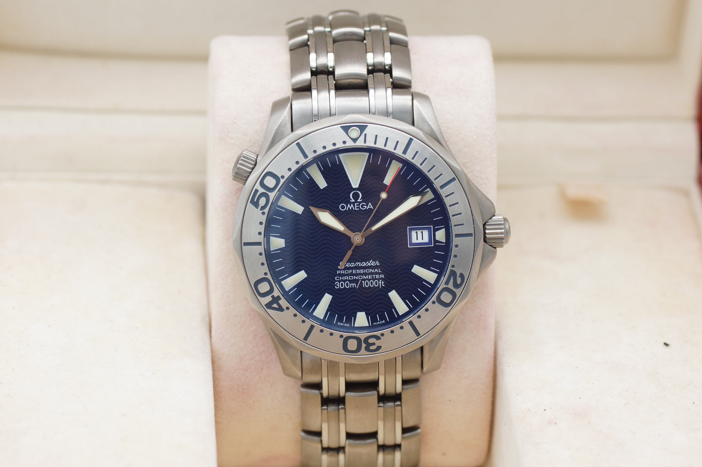 Omega Seamaster Diver 300M 2231.80 Electric Blue Full-Set 1999
