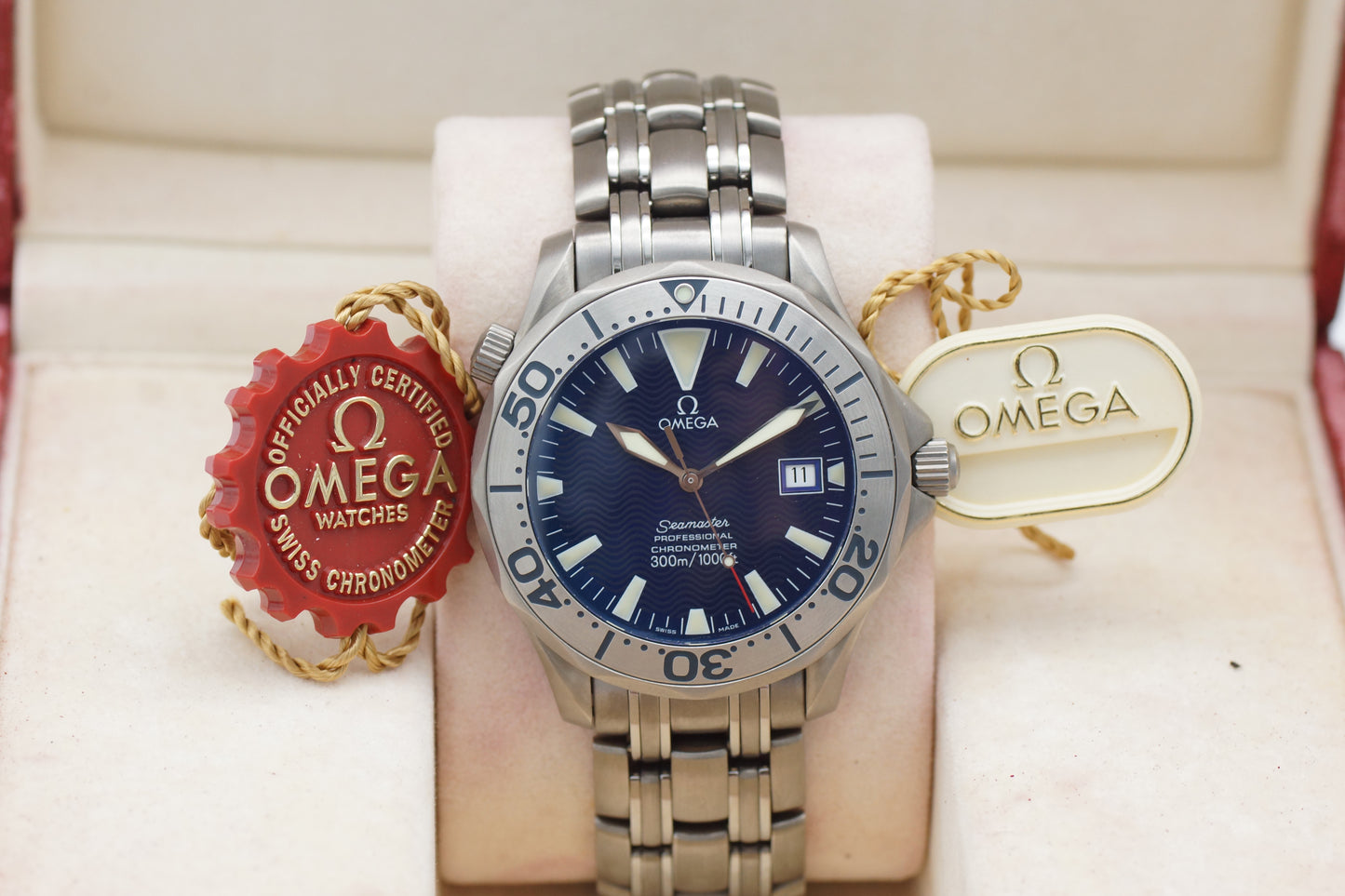 Omega Seamaster Diver 300M 2231.80 Electric Blue Full-Set 1999