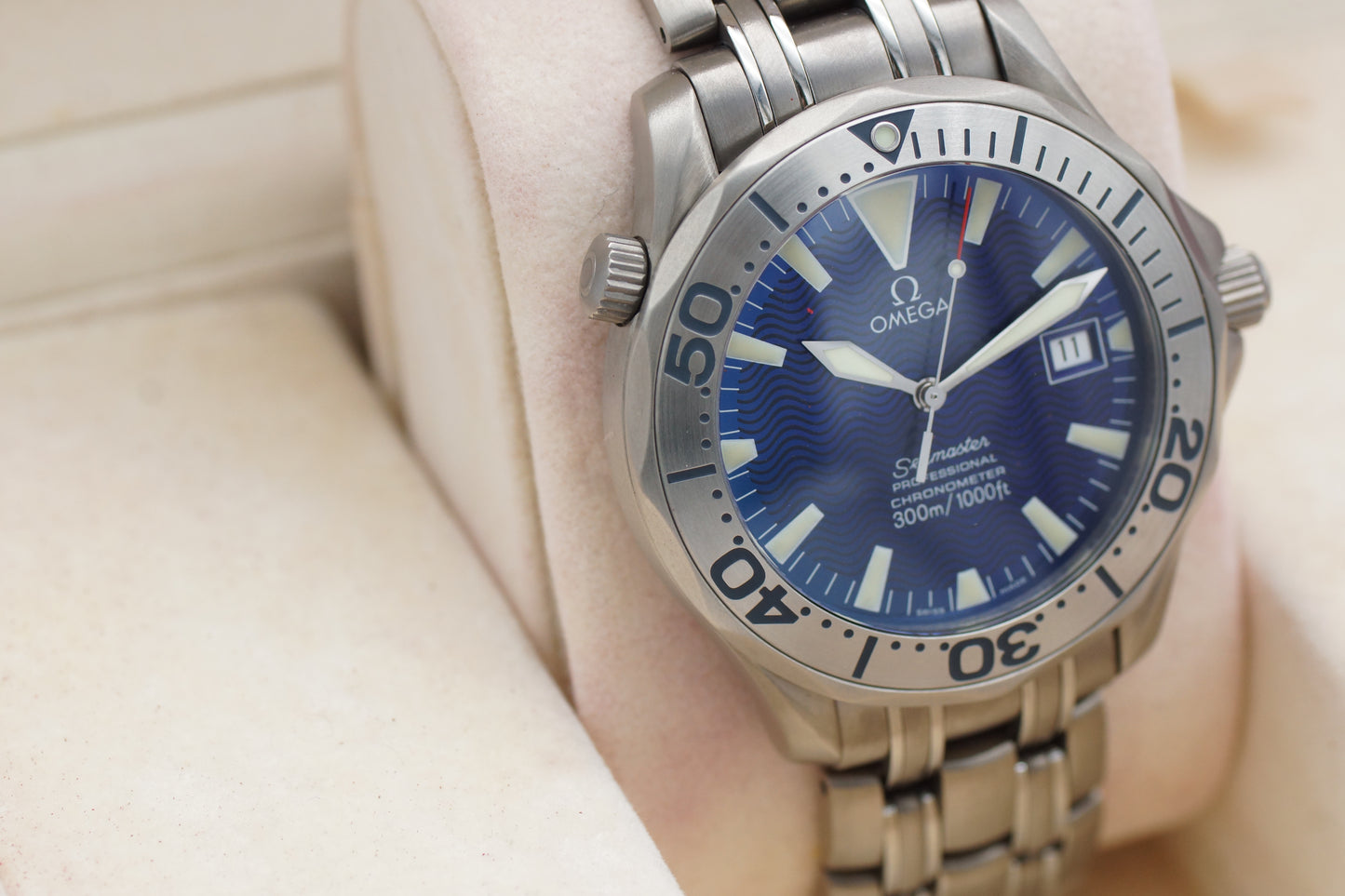 Omega Seamaster Diver 300M 2231.80 Electric Blue Full-Set 1999