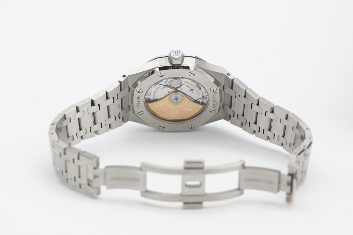 Audemars Piguet Royal Oak Grau Rhodium 15450ST Full-Set 2021