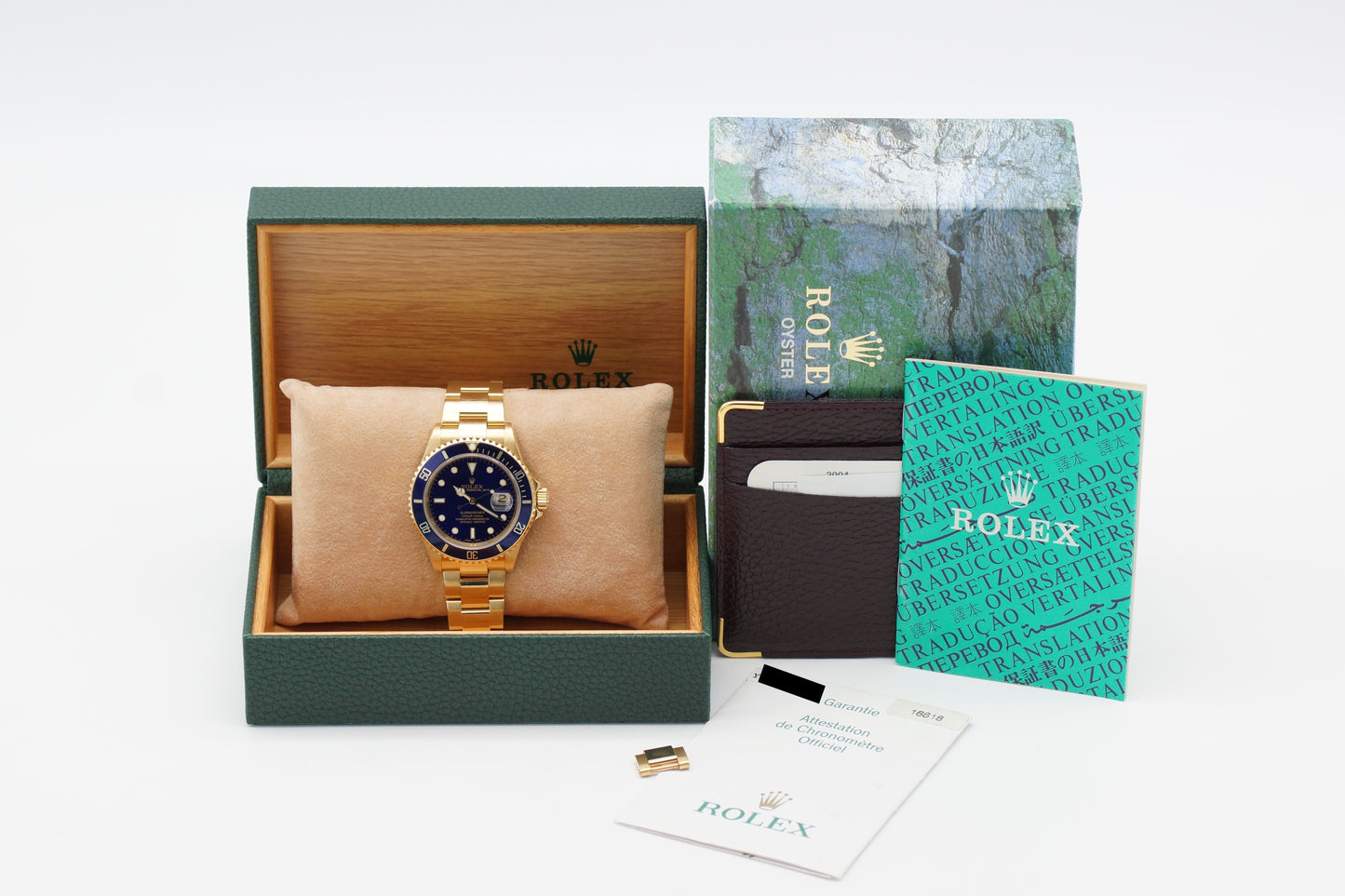 Rolex Submariner Date Gold 16618 Full-Set 2004
