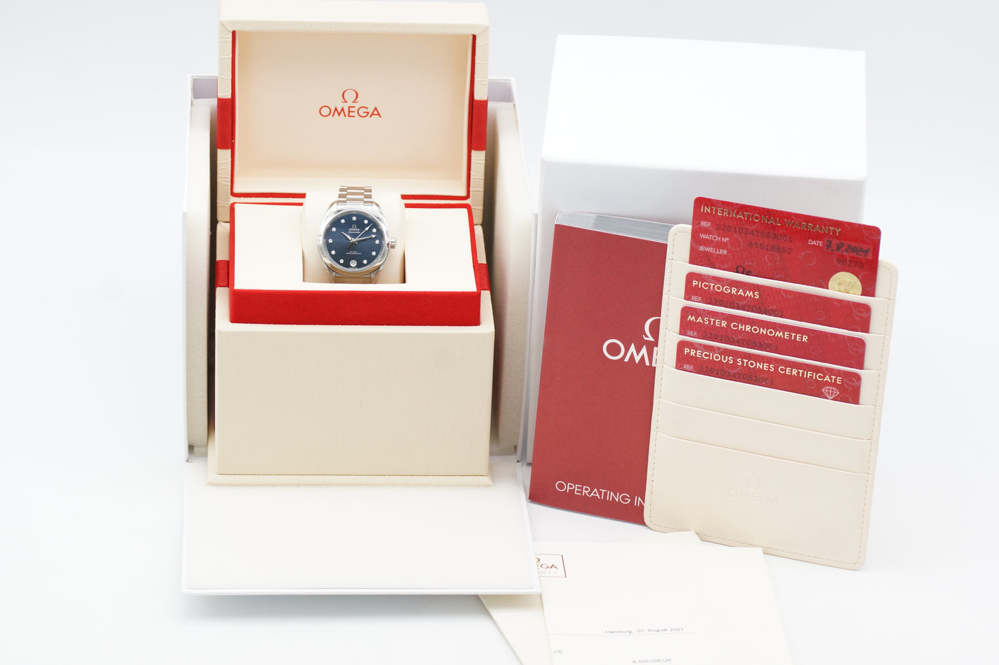 Omega Seamaster Aqua Terra Co-Axial 220.10.34.20.53.001 Blau 2021