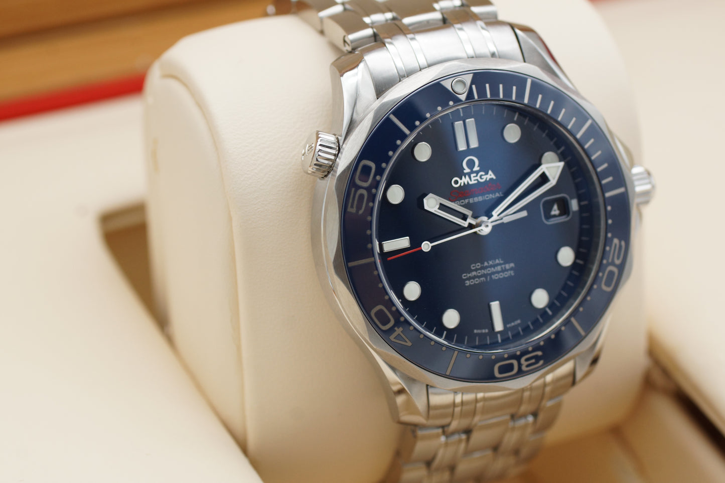 Omega Seamaster Diver 300M Blau 212.30.41.20.03.001 Full-Set 2016