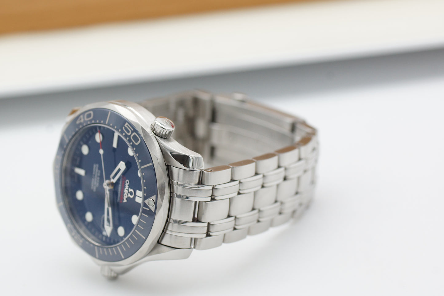 Omega Seamaster Diver 300M Blau 212.30.41.20.03.001 Full-Set 2016