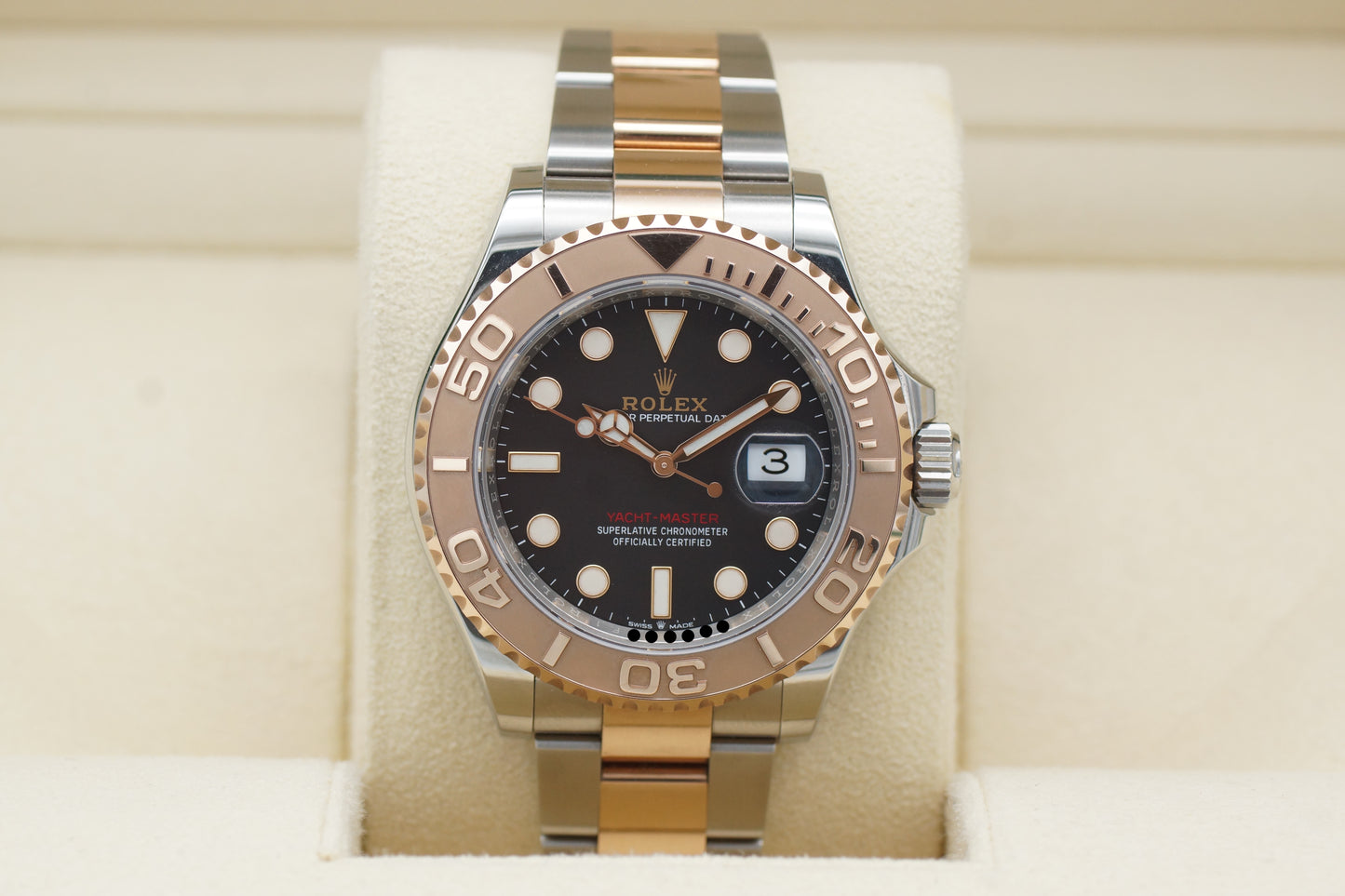 Rolex Yacht-Master 40 126621 Stahl/Rosé Schwarz Full-Set 2022