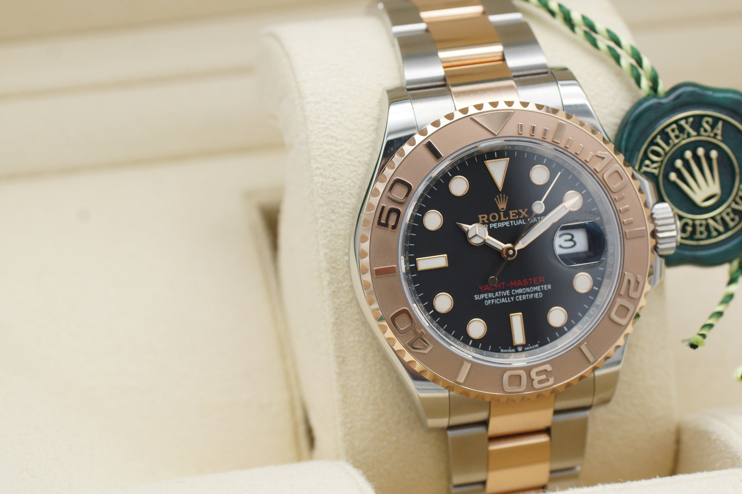 Rolex Yacht-Master 40 126621 Stahl/Rosé Schwarz Full-Set 2022